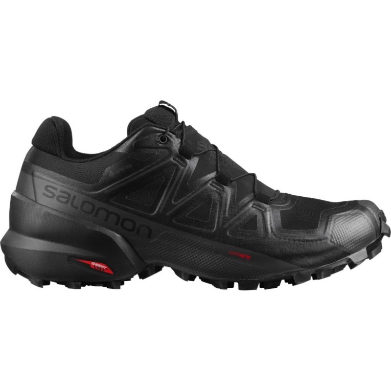 Salomon Speedcross 5 GTX Men\'s Trail Running Shoes Black | CA 21X73